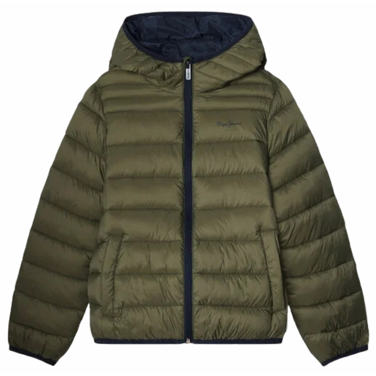 CAZADORA ACOLCHADA NIÑO PEPE JEANS IMPERMEABLE CON CAPUCHA