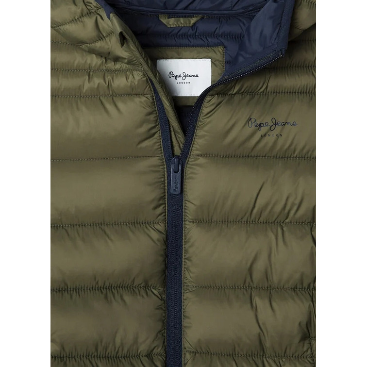 CAZADORA ACOLCHADA NIÑO PEPE JEANS IMPERMEABLE CON CAPUCHA