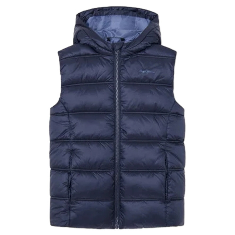 CHALECO ACOLCHADO NIÑO PEPE JEANS CON CAPUCHA