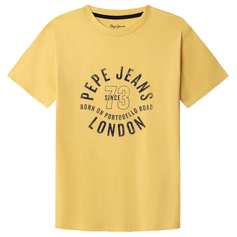 CAMISETA NIÑO PEPE JEANS LOGO ESTAMPADO FIT HOLGADO