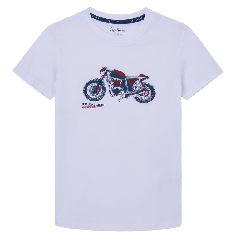 CAMISETA ESTAMPADO MOTOCICLETA NIÑO PEPE JEANS TANNER