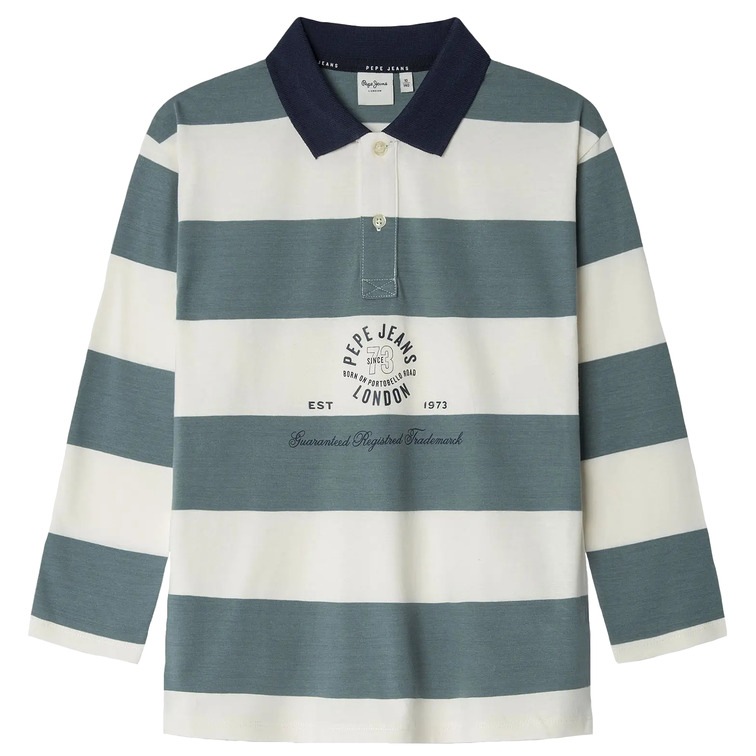 POLO MANGA LARGA NIÑO PEPE JEANS A RAYAS