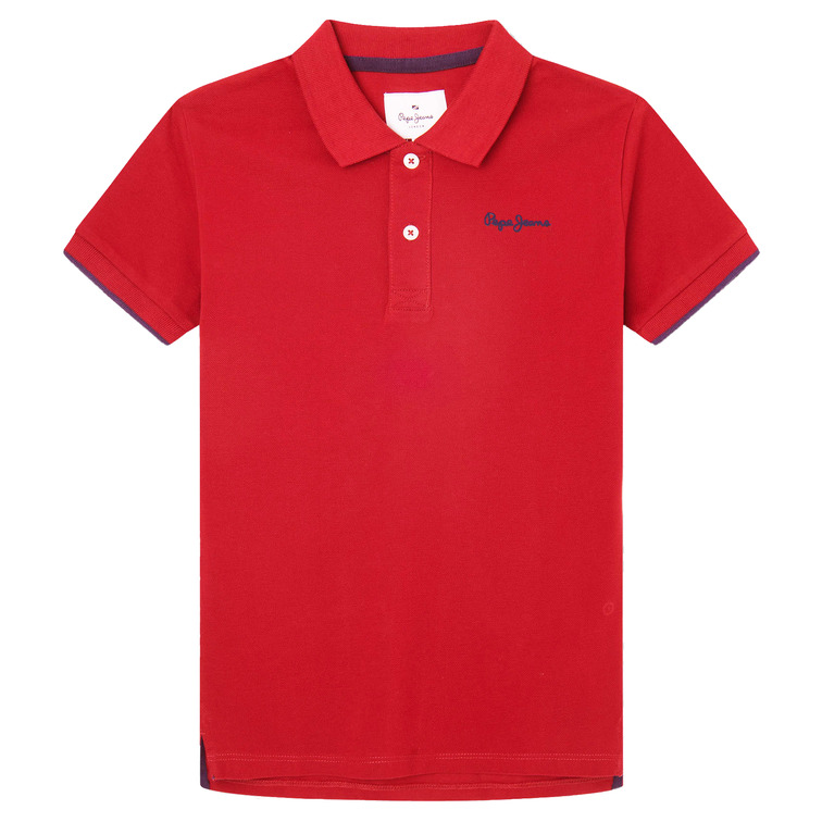 POLO ALGODÓN PIQUÉ LOGO BORDADO NIÑO PEPE JEANS THOR