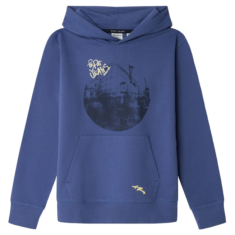 SUDADERA CON CAPUCHA NIÑO PEPE JEANS FIT REGULAR