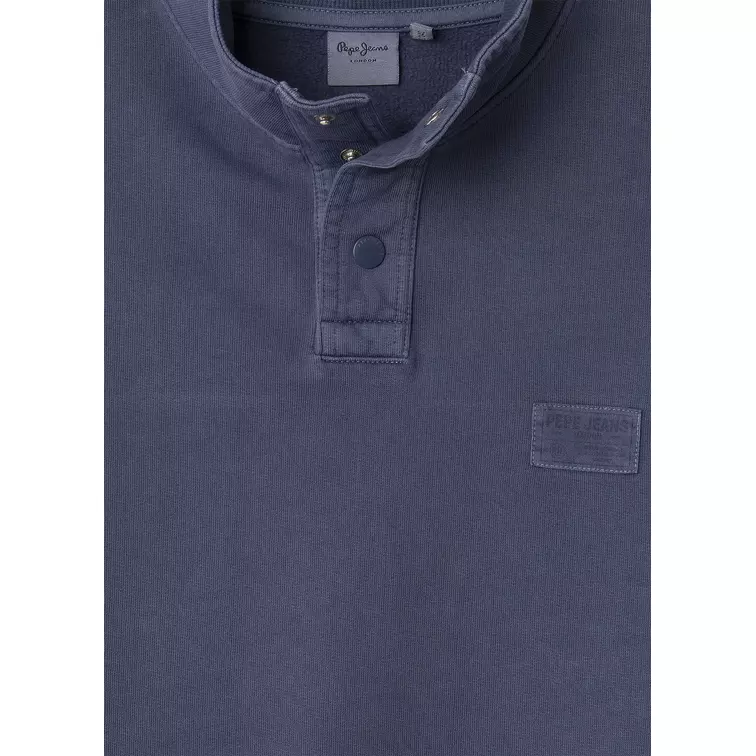 SUDADERA NIÑO PEPE JEANS CUELLO BOTÓN