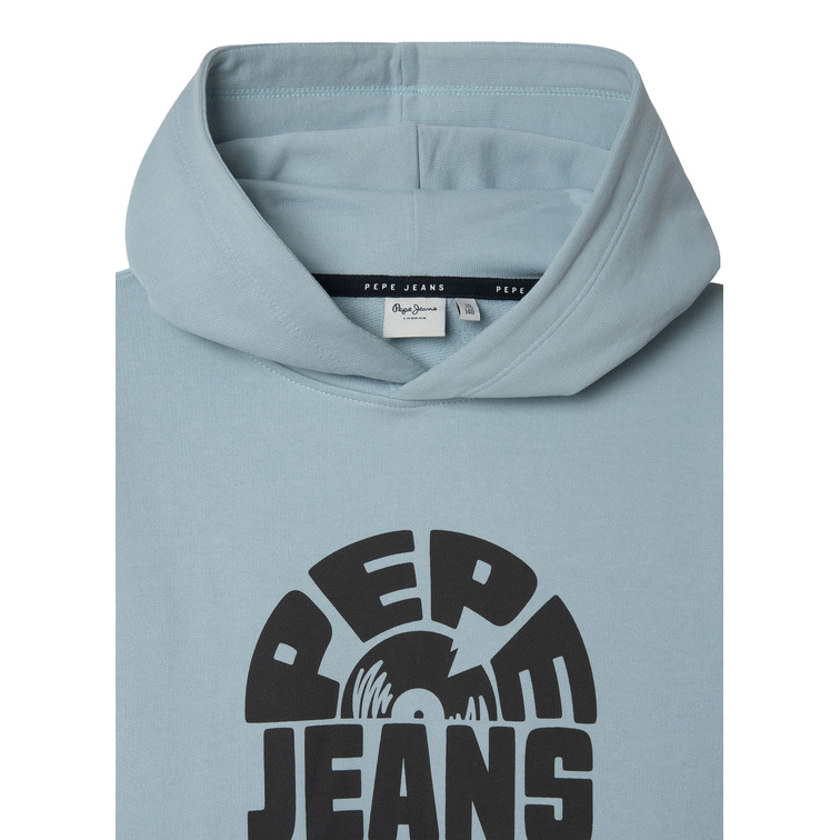 SUDADERA CON CAPUCHA NIÑO PEPE JEANS CON LOGO