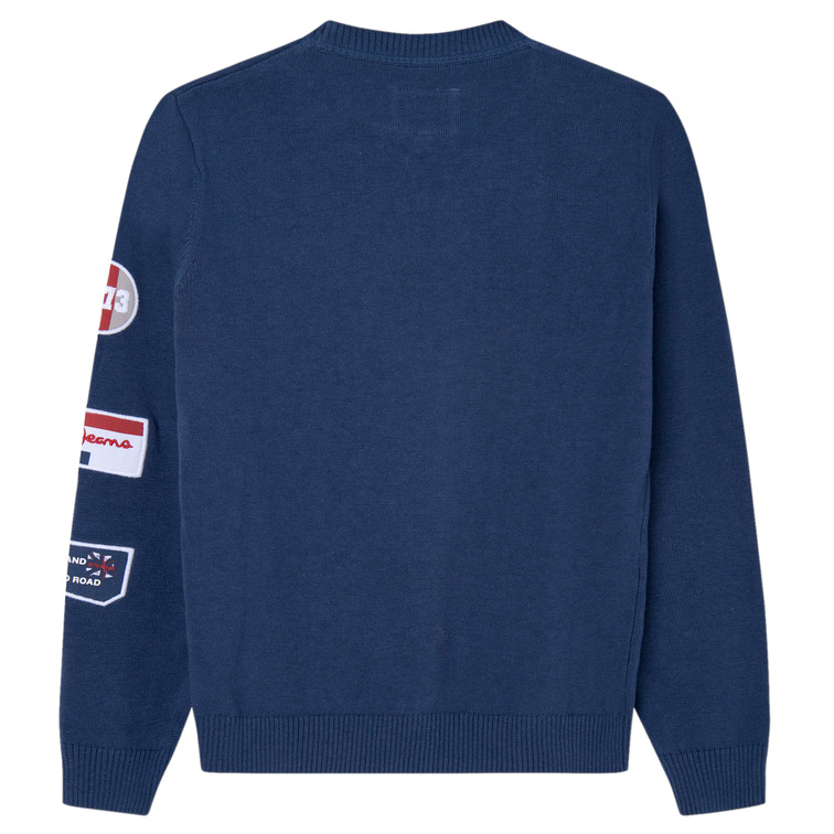 JERSEY ALGODÓN DETALLE PARCHES NIÑO PEPE JEANS KIRAM