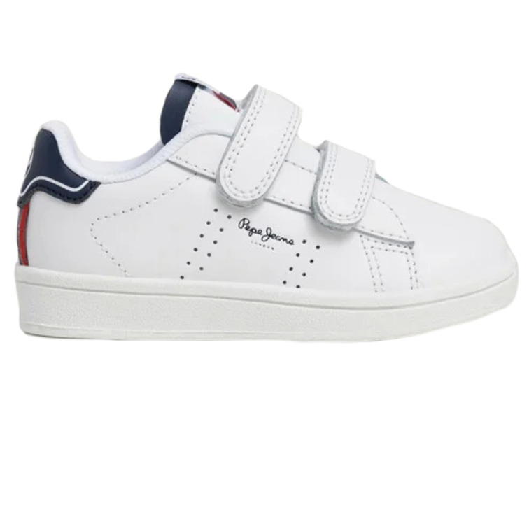 ZAPATILLA DE PIEL INFANTIL PEPE JEANS CIERRE VELCRO