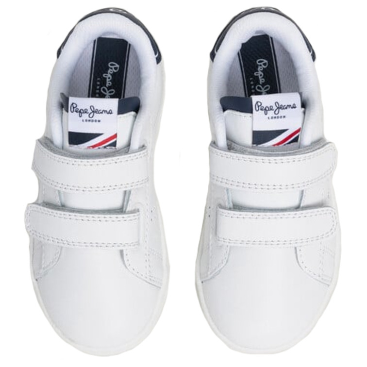 ZAPATILLA DE PIEL INFANTIL PEPE JEANS CIERRE VELCRO