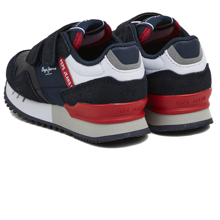 ZAPATILLA CON VELCRO NIÑO PEPE JEANS LONDON ONE COVER BK