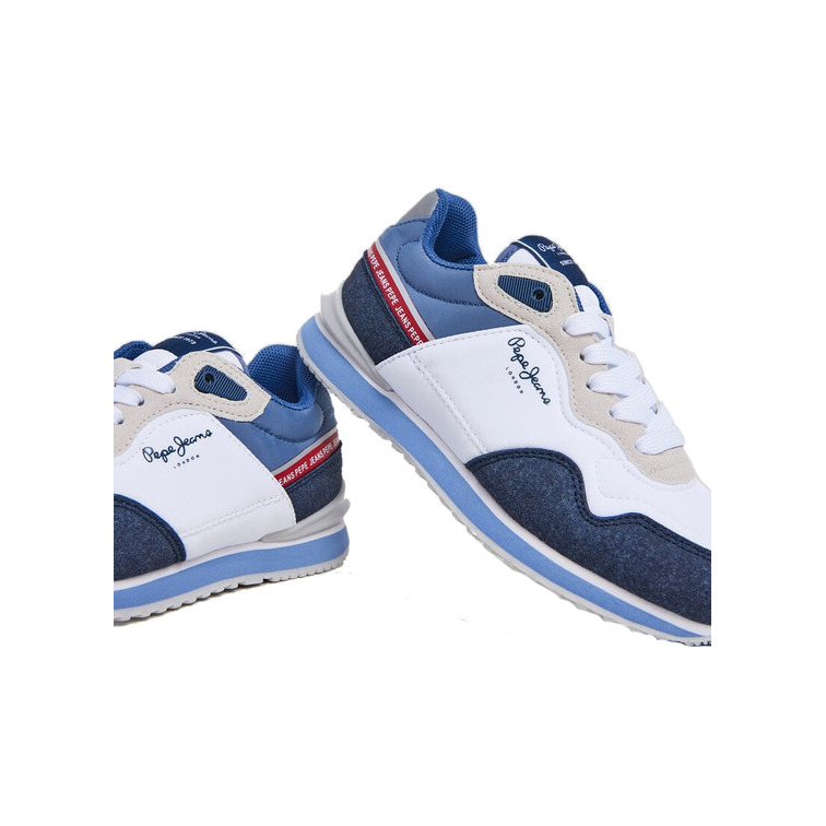 ZAPATILLA COMBINADA ESTILO RUNNING NIÑO PEPE JEANS