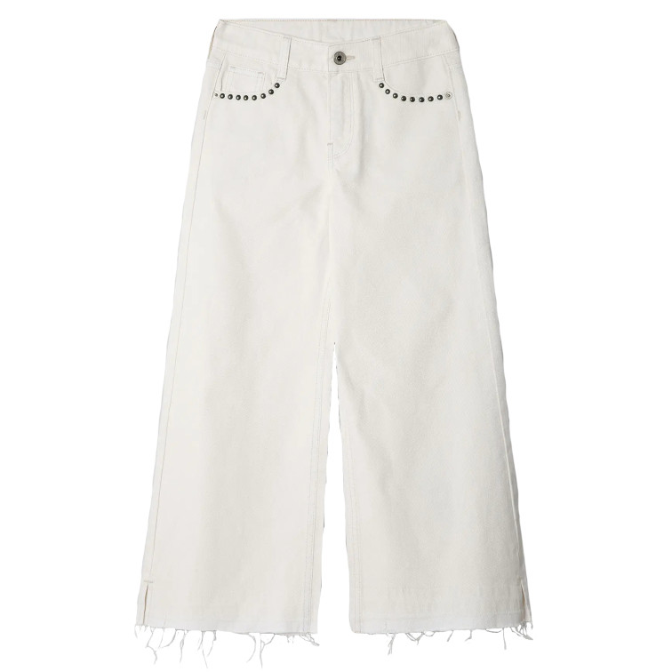 NIÑA WIDE LEG HW LEXY ECRU STUDS 000