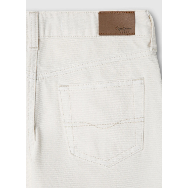 NIÑA WIDE LEG HW LEXY ECRU STUDS 000