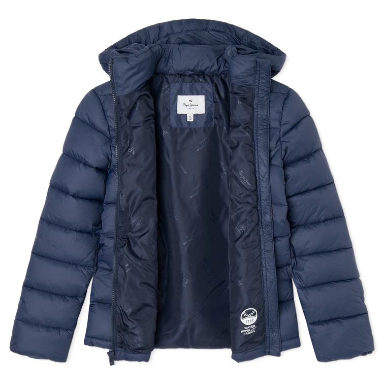 PLUMÍFERO CORTO ACOLCHADO CON CAPUCHA NIÑA PEPE JEANS SIMONE