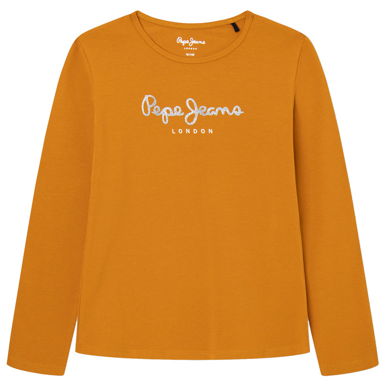 CAMISETA NIÑA  PEPE JEANS HANA GLITTER L/S