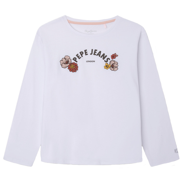 CAMISETA LOGO EN EL PECHO NIÑA PEPE JEANS BECCA 
