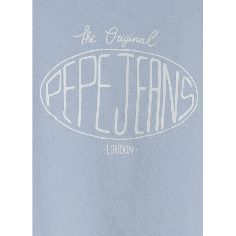CAMISETA NIÑA PEPE JEANS LOGO ESTAMPADO FIT HOLGADO