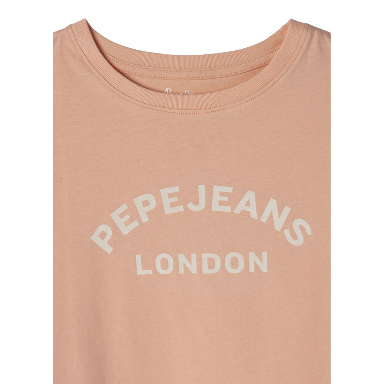 CAMISETA NIÑA PEPE JEANS LOGO ESTAMPADO FIT HOLGADO