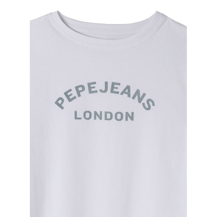 CAMISETA NIÑA PEPE JEANS LOGO ESTAMPADO FIT HOLGADO