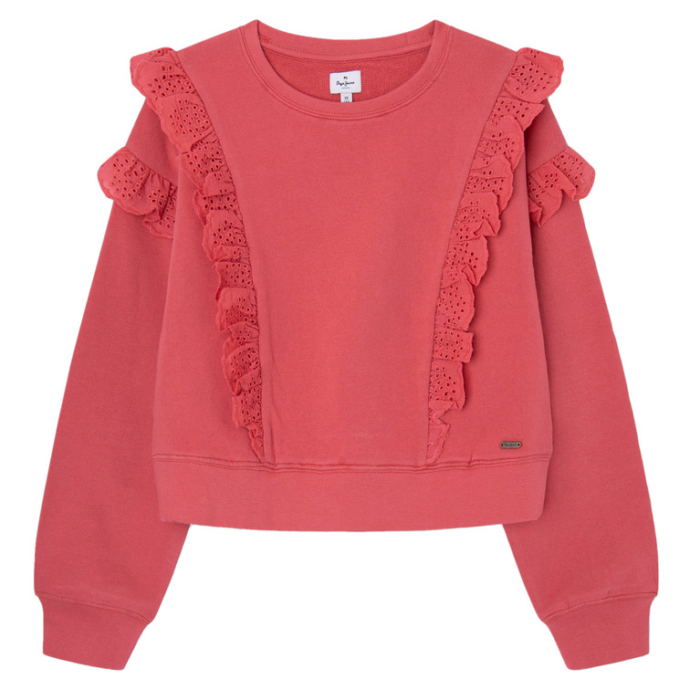 SUDADERA CON VOLANTES NIÑA PEPE JEANS JUNE