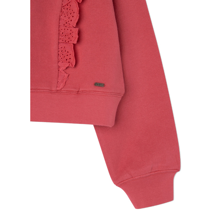 SUDADERA CON VOLANTES NIÑA PEPE JEANS JUNE
