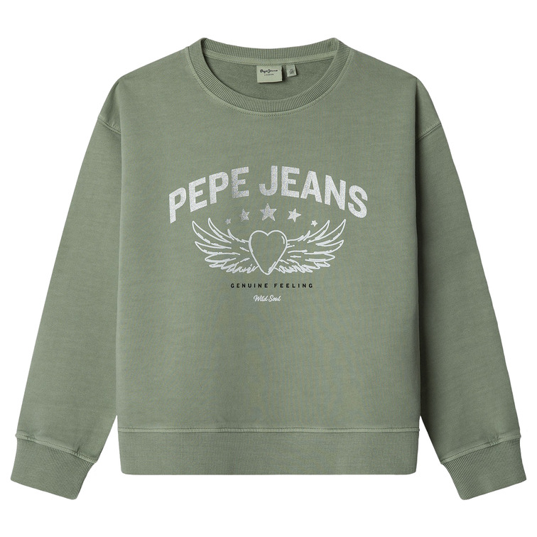 SUDADERA NIÑA PEPE JEANS CON LOGO