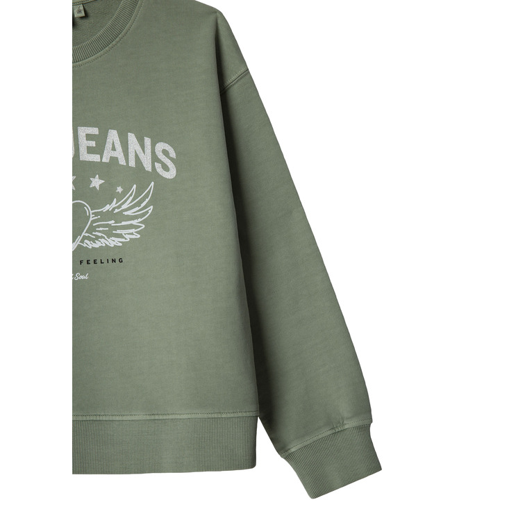 SUDADERA NIÑA PEPE JEANS CON LOGO