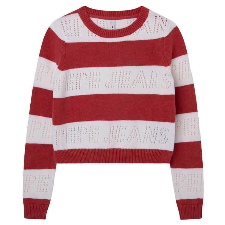 JERSEY ALGODÓN ESTAMPADO RAYAS NIÑA PEPE JEANS COURTNEY