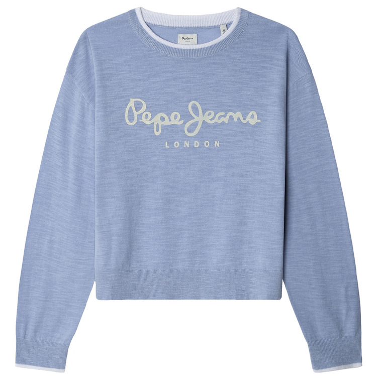 JERSEY NIÑA PEPE JEANS PUNTO JASPEADO