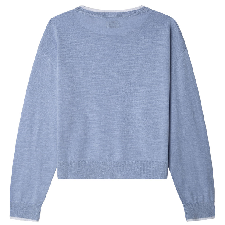 JERSEY NIÑA PEPE JEANS PUNTO JASPEADO