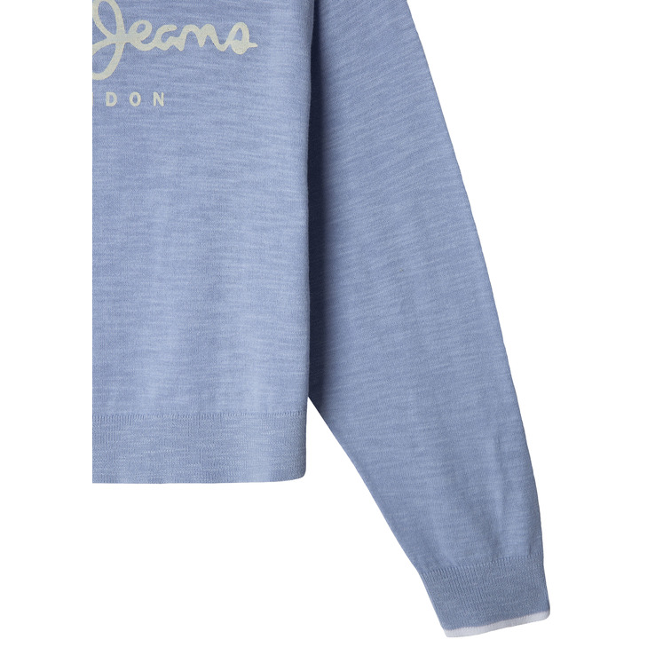 JERSEY NIÑA PEPE JEANS PUNTO JASPEADO