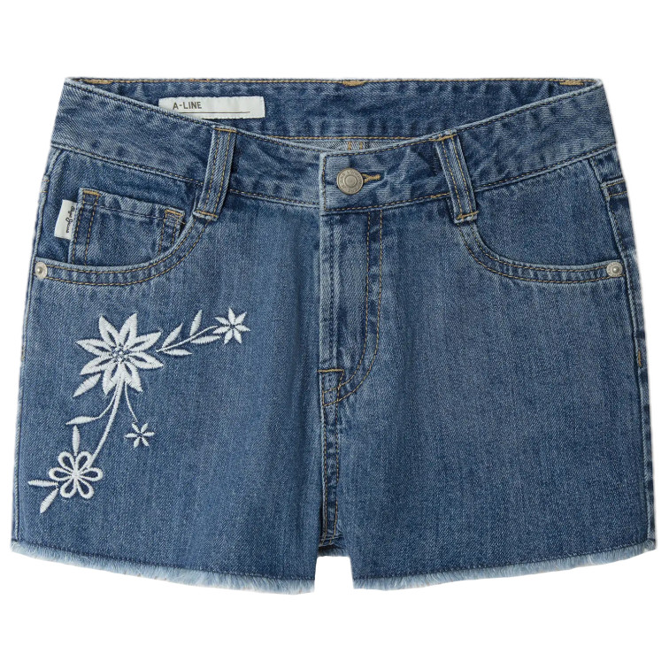 PANTALÓN CORTO NIÑA  PEPE JEANS A-LINE SHORT HW PATTY FLORAL