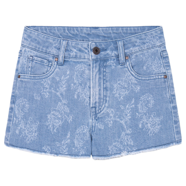 SHORT DENIM ESTAMPADO FLORES NIÑA PEPE JEANS PATTY