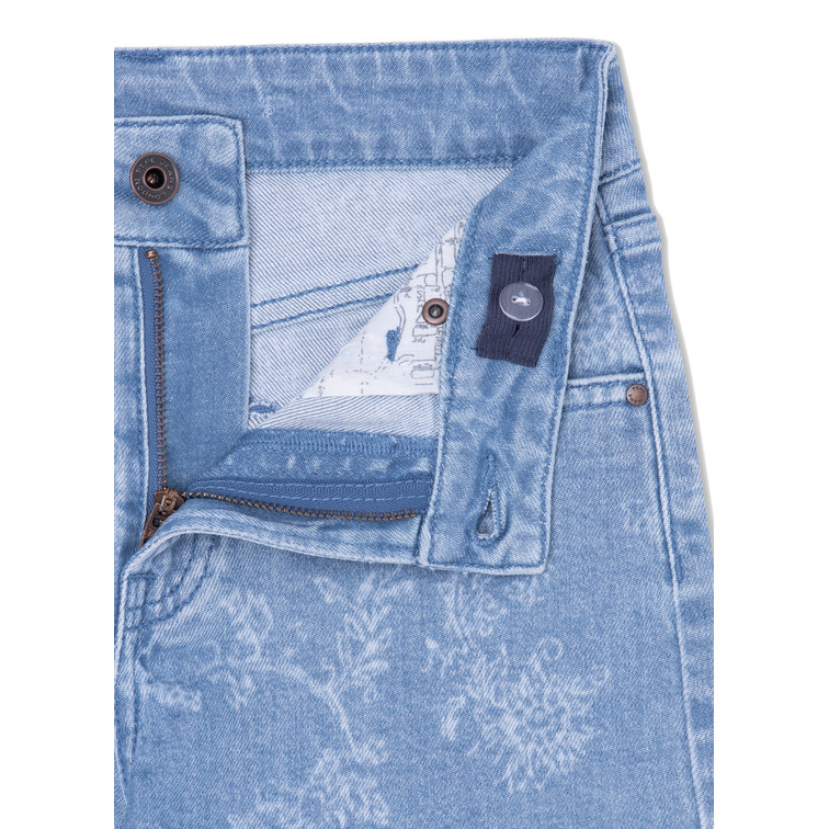 SHORT DENIM ESTAMPADO FLORES NIÑA PEPE JEANS PATTY