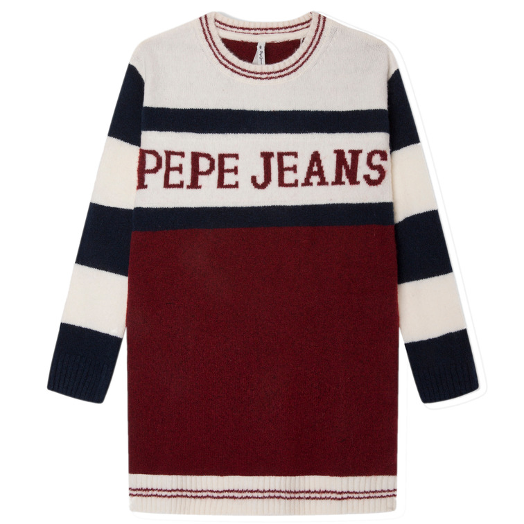 VESTIDO DE PUNTO TEJIDO SUAVE NIÑA PEPE JEANS XANDY