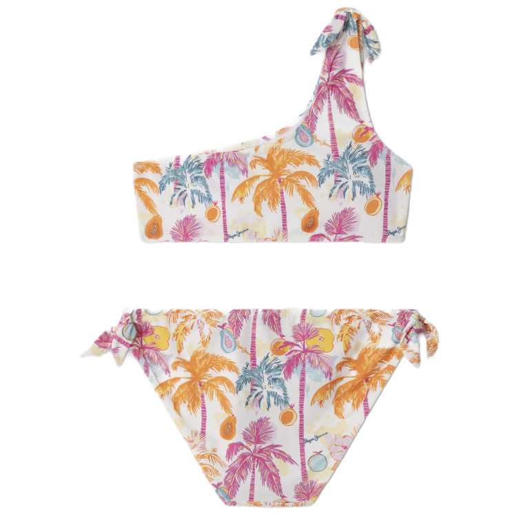 BAÑADOR NIÑA  PEPE JEANS TROPICAL ASY BIKINI SET