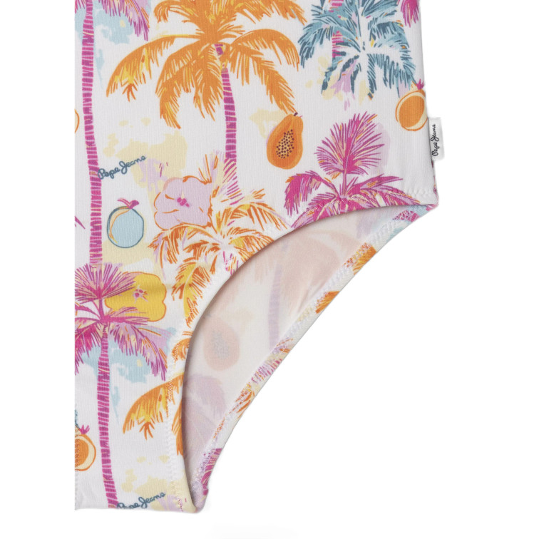 BAÑADOR NIÑA  PEPE JEANS TROPICAL ASY SWIMSUIT