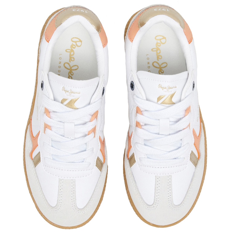 ZAPATILLA RETRO NIÑA PEPE JEANS EFECTO PIEL