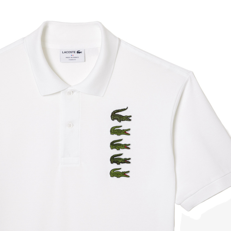 POLO HOMBRE  LACOSTE CHEMISE COL BORD-COTES MANCHES