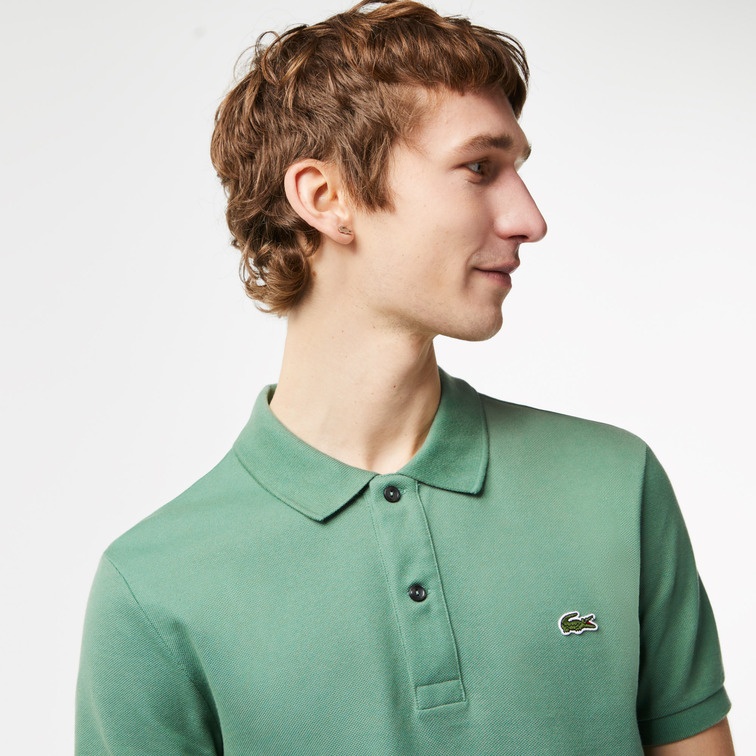 POLO LISO SLIM FIT EN PIQUÉ HOMBRE LACOSTE