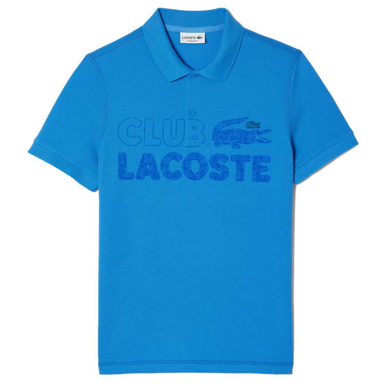 POLO ESTAMPADO EN ALGODÓN ECOLÓGICO HOMBRE LACOSTE