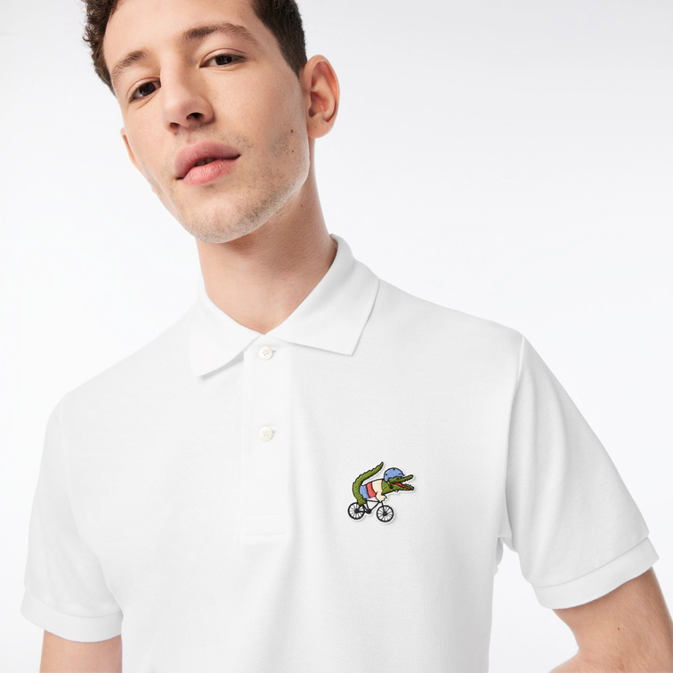 POLO EN ALGODÓN ECOLÓGICO HOMBRE LACOSTE X NETFLIX