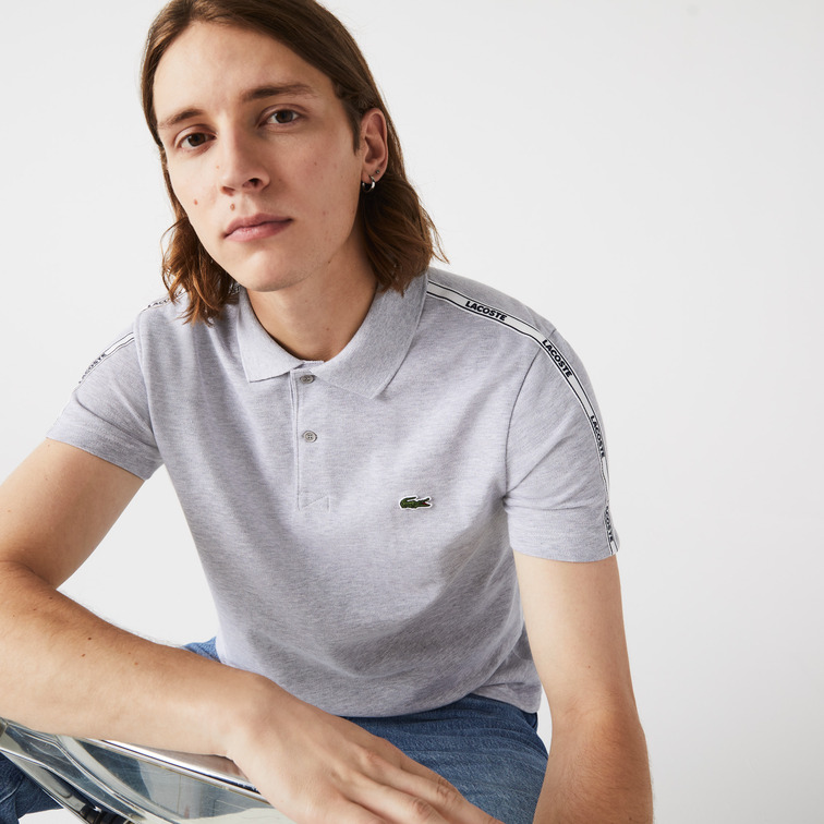 POLO CON FRANJAS ESTAMPADAS HOMBRE LACOSTE