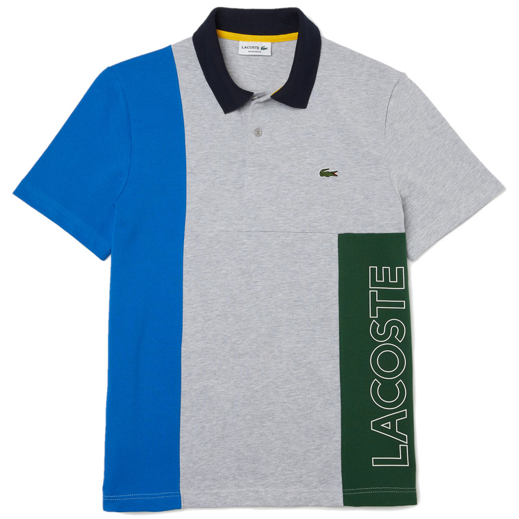 POLO EN ALGODÓN STRETCH CON DISEÑO COLOR BLOCK HOMBRE LACOSTE