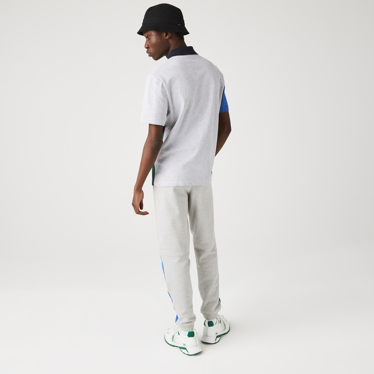 POLO EN ALGODÓN STRETCH CON DISEÑO COLOR BLOCK HOMBRE LACOSTE