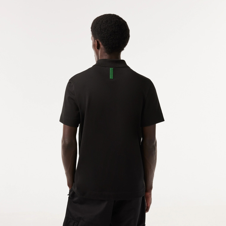 POLO HOMBRE  LACOSTE CHEMISE COL BORD-COTES MANCHES