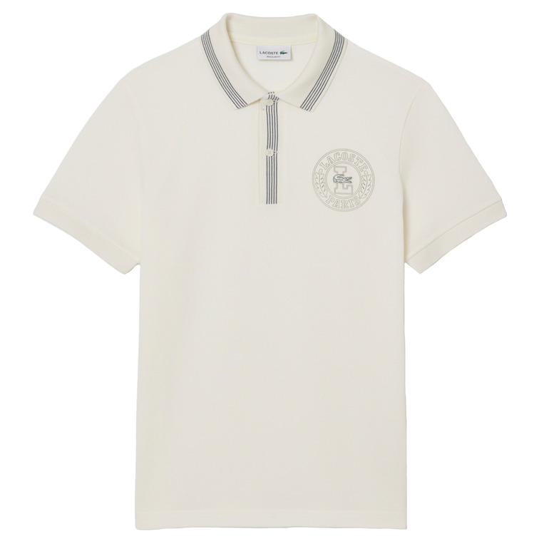 POLO HOMBRE  LACOSTE CHEMISE COL BORD-COTES MANCHES