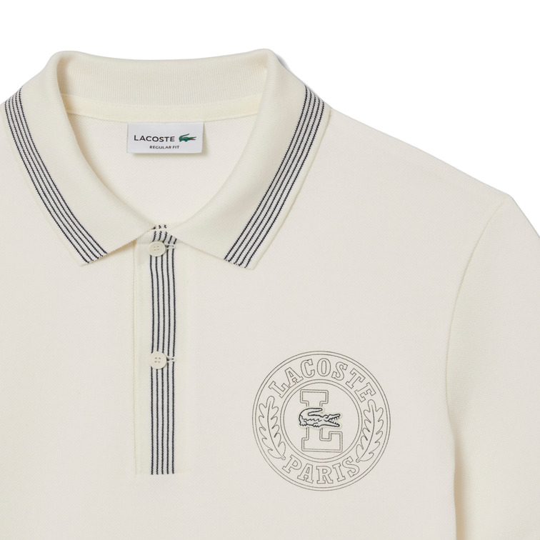 POLO HOMBRE  LACOSTE CHEMISE COL BORD-COTES MANCHES
