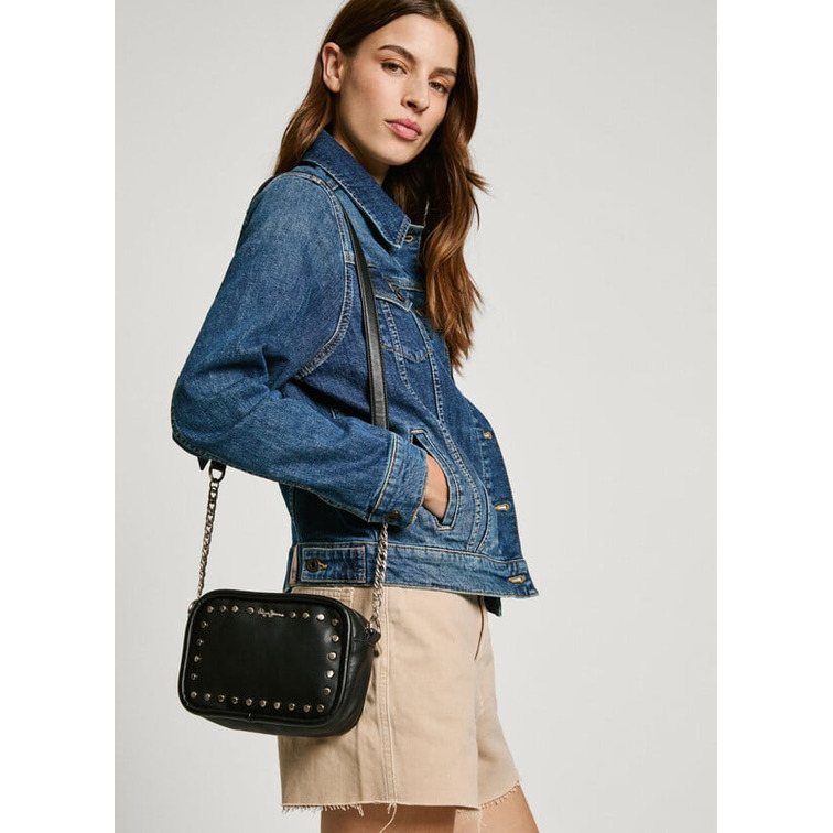 BOLSO MUJER PEPE JEANS CON TACHUELAS METALICAS
