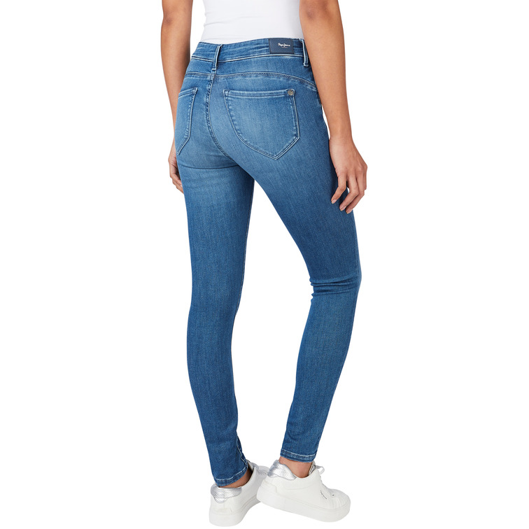 VAQUERO FIT SKINNY TIRO MEDIO MUJER PEPE JEANS ZOE